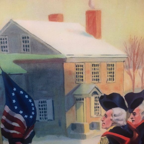 Valley Forge Beer Scheidt’s Rams Head 12” serving tray 1976 George Washington - Picture 2 of 9